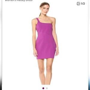 NWT Likely One-Shoulder Fuschia Maisey Dress